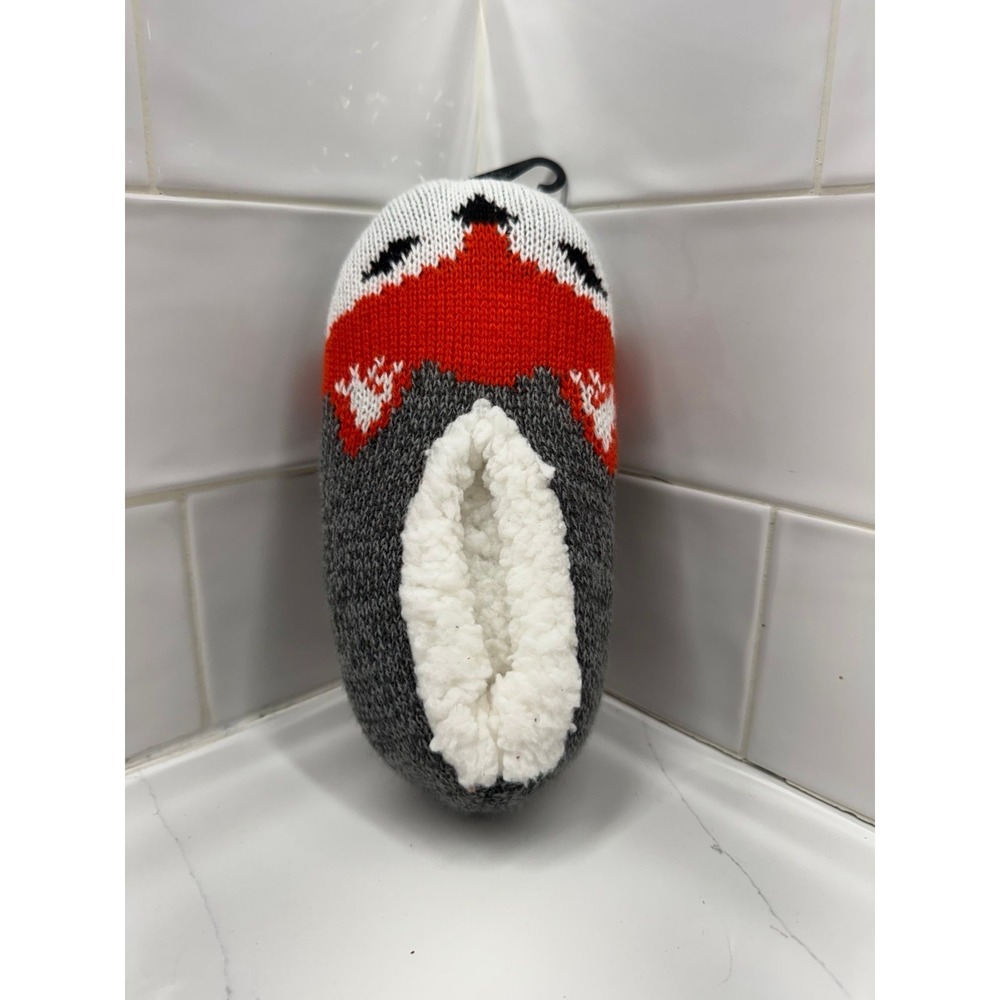Northeast Outfitters Cozy Cabin Boys' Fox Slippers youth 13-4